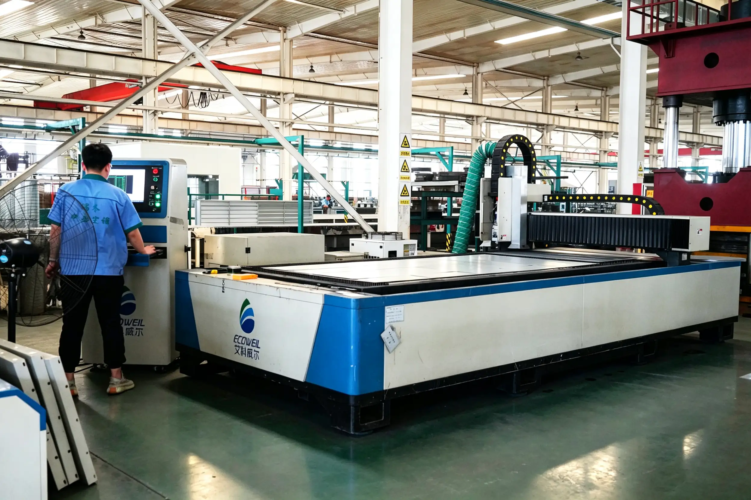 HVAC production line