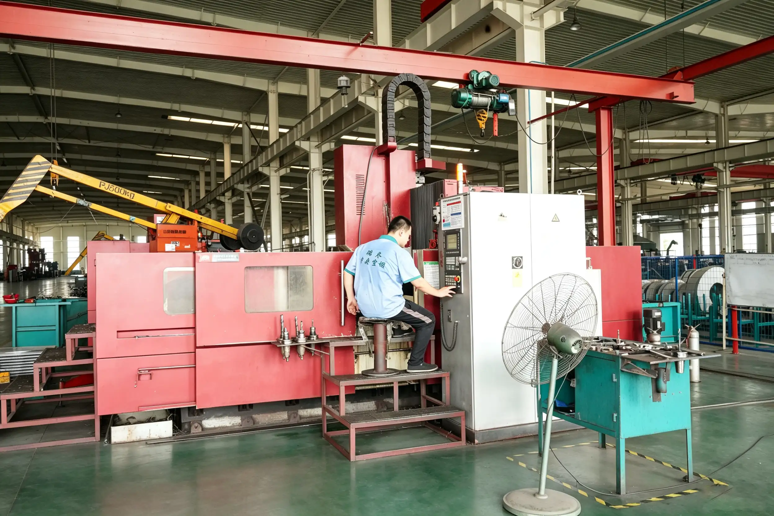 HVAC sheet metal processing equipment