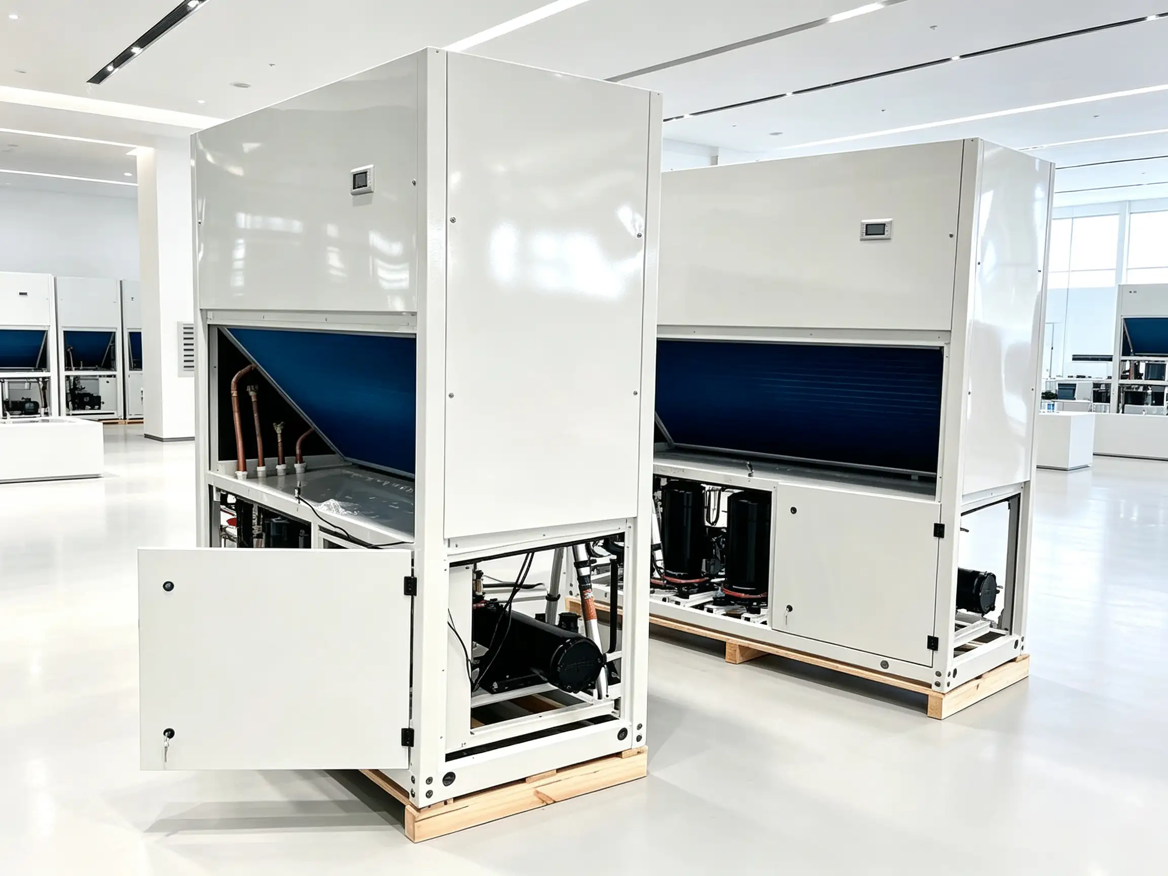Cabinet type air conditioning system application