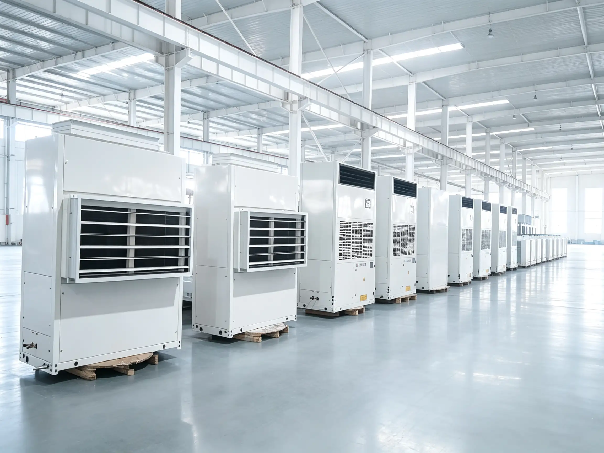 Ducted split unit air conditioner equipment detail