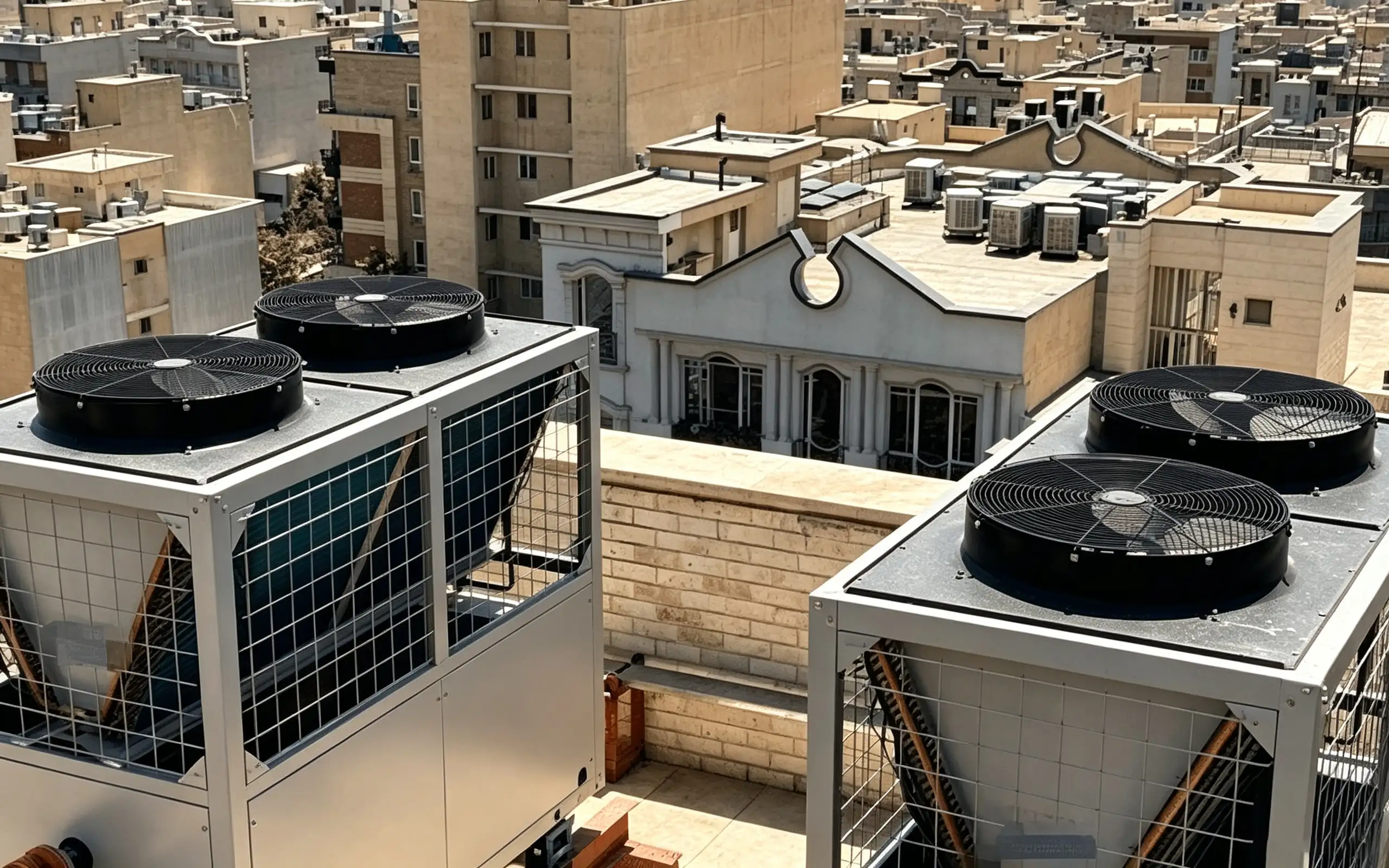 Iran IBH Private Bank Headquarters HVAC equipment and installation